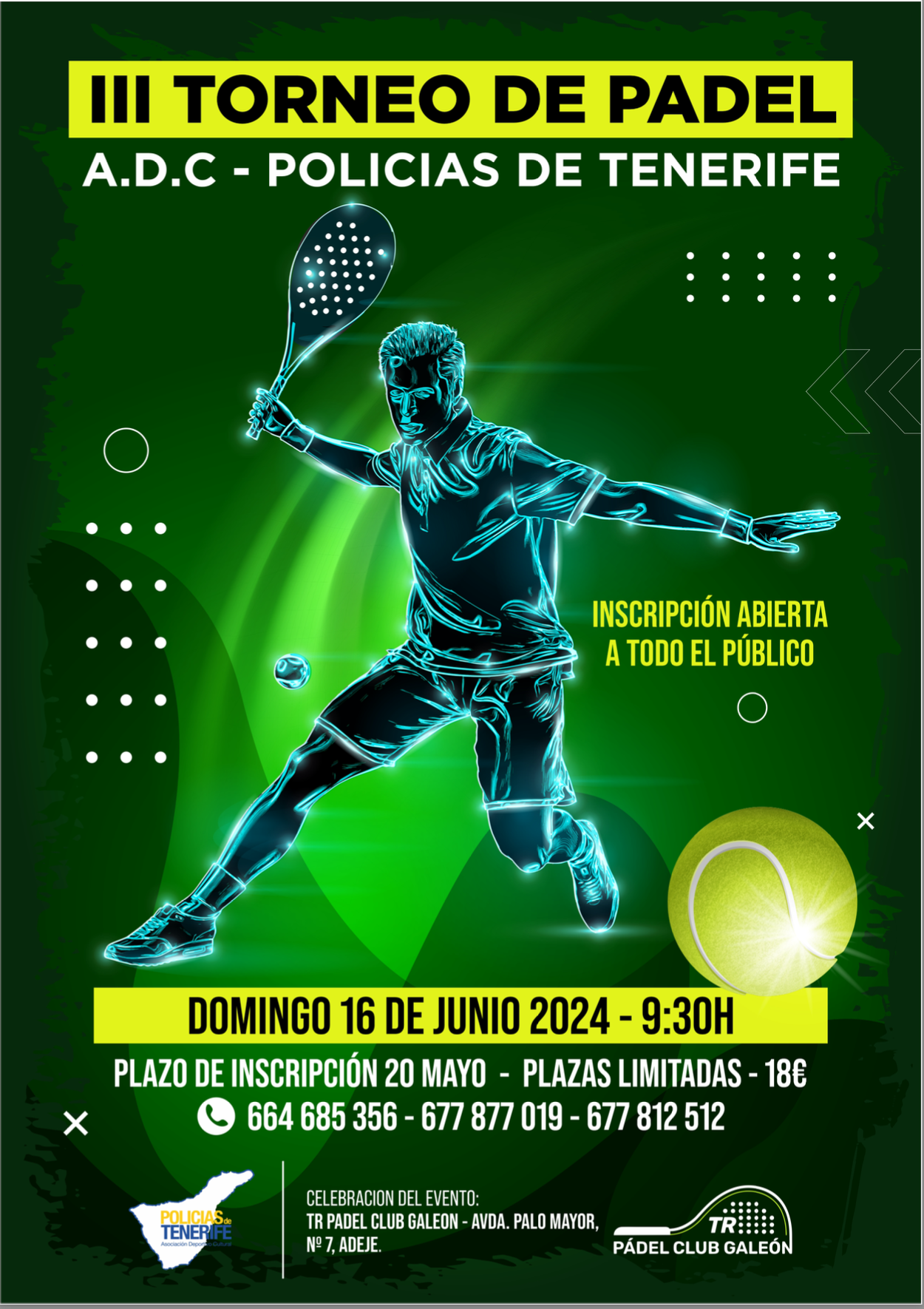 II Torneo de Padel A.D.C. Policias de Tenerife. Adeje 2023